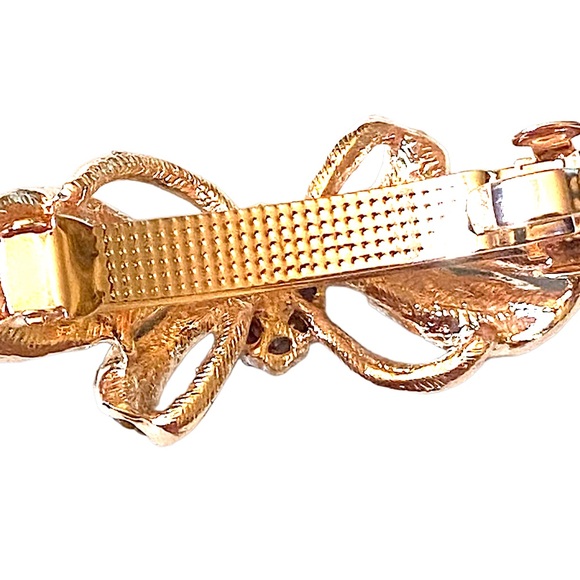 Blue Crystal Rhinestone Hair Barrette - Picture 2 of 2